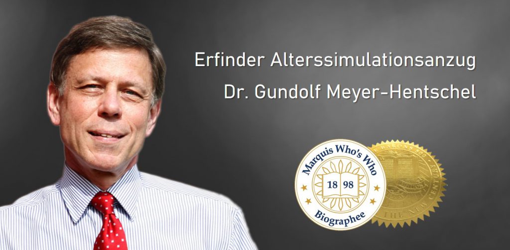 Gundolf Meyer-Hentschel hat 1994 den Alterssimulationsanzug erfunden