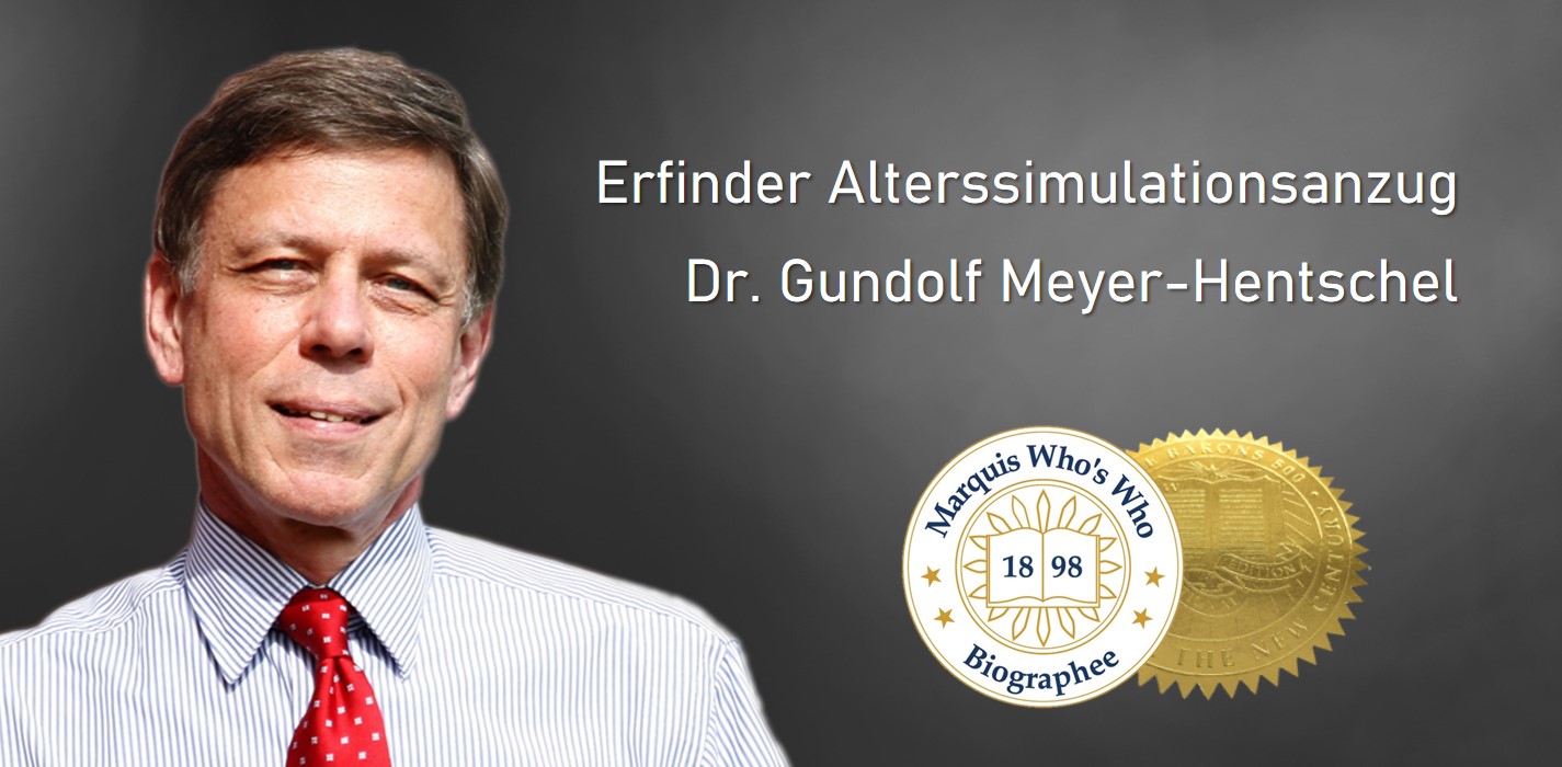 Gundolf Meyer-Hentschel hat 1994 den Alterssimulationsanzug erfunden